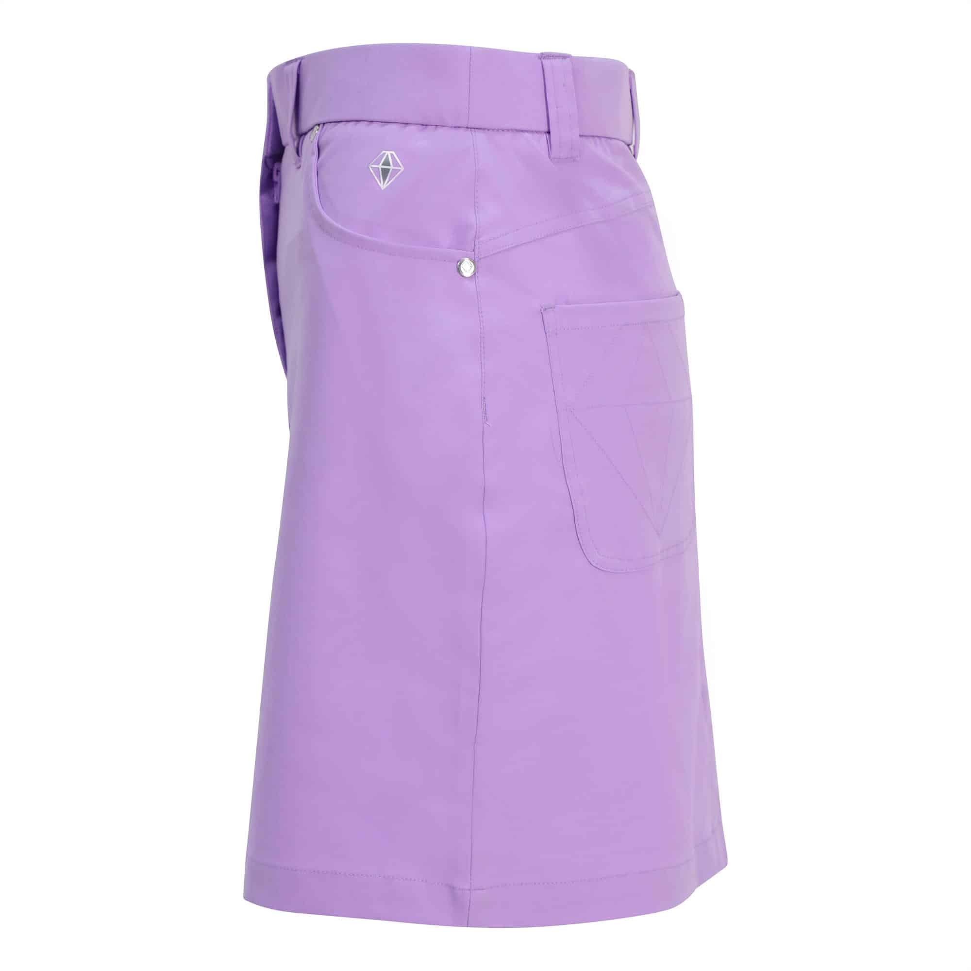 Pure Golf Calm Ladies Golf Skort Lilac 50CM